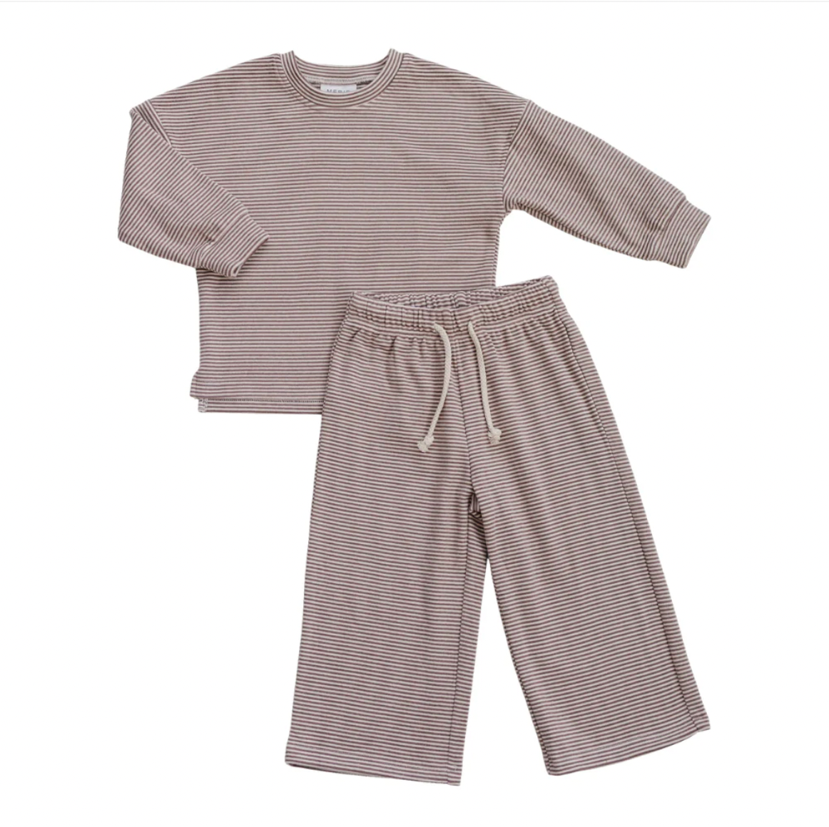 Childrens Striped Loungewear Set - Mebie Baby