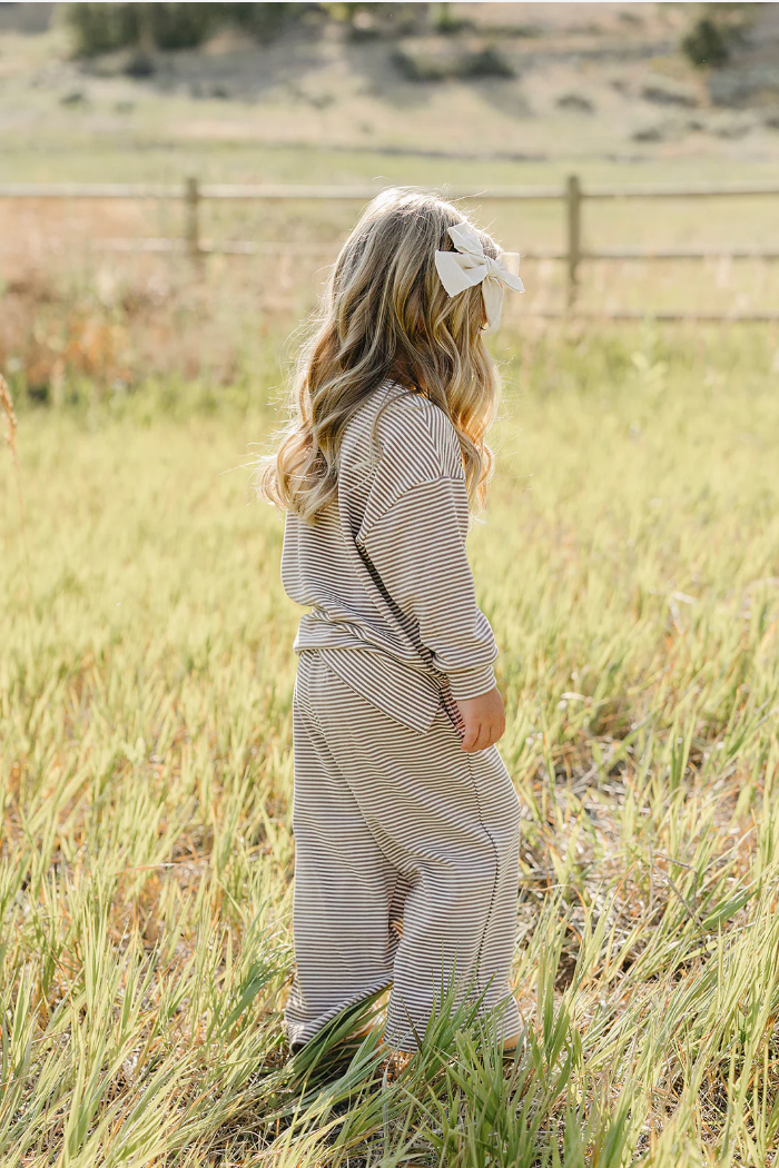 Childrens Striped Loungewear Set - Mebie Baby