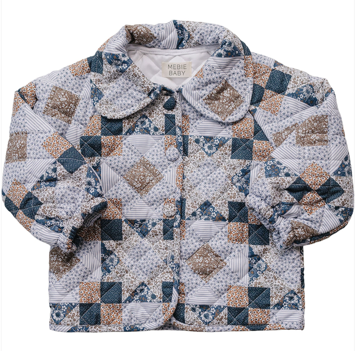 Childrens Patchwork Quilted Jacket - Mebie Baby