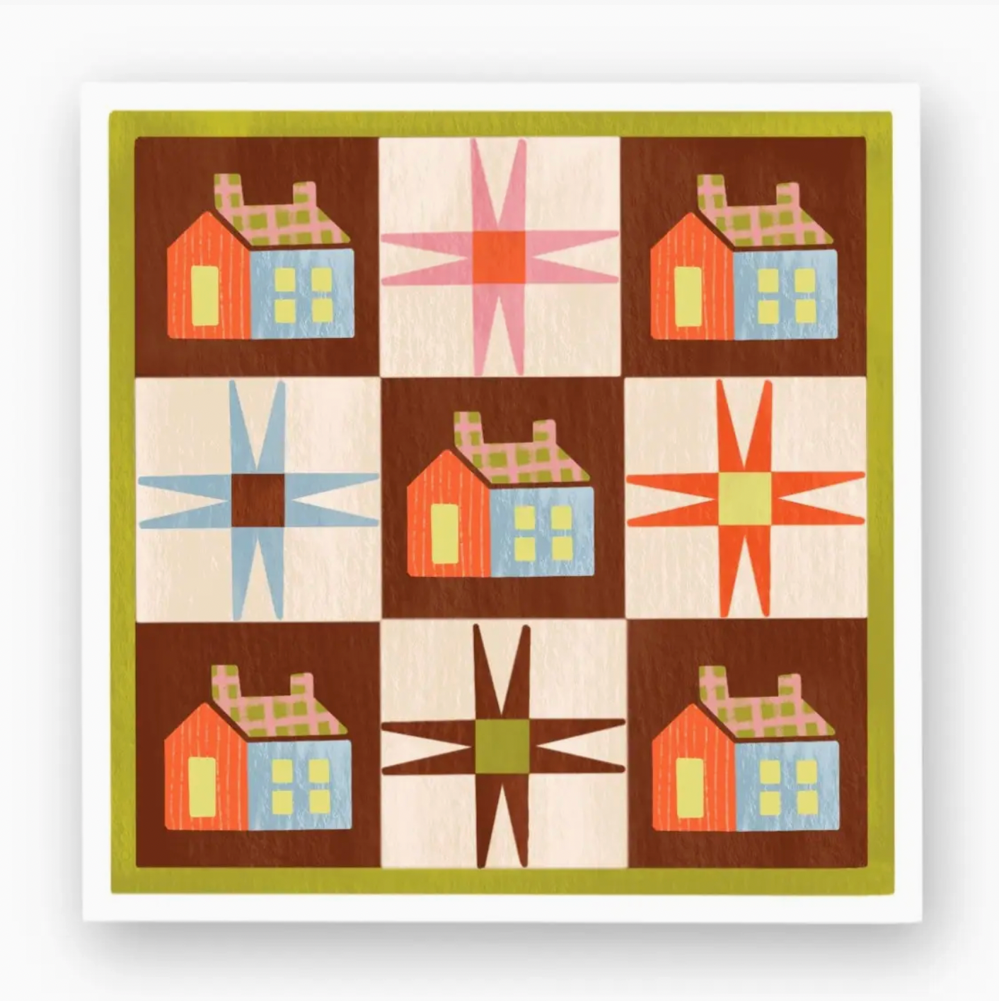 Quilt Vinyl Sticker