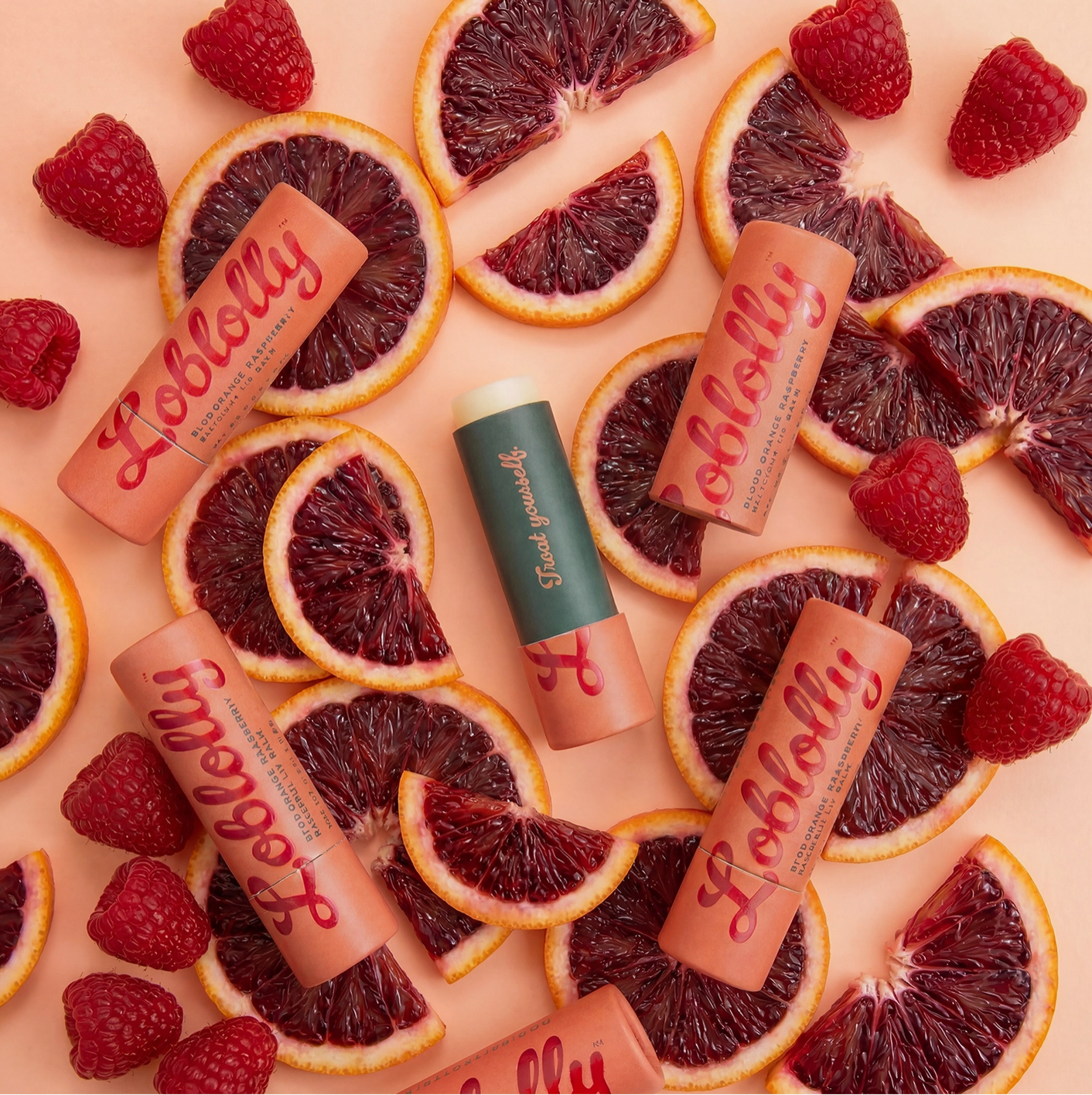 Blood Orange Raspberry Lip Balm