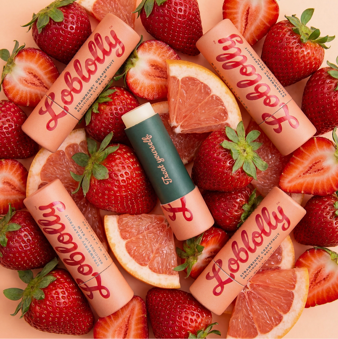 Strawberry Grapefruit Lip Balm