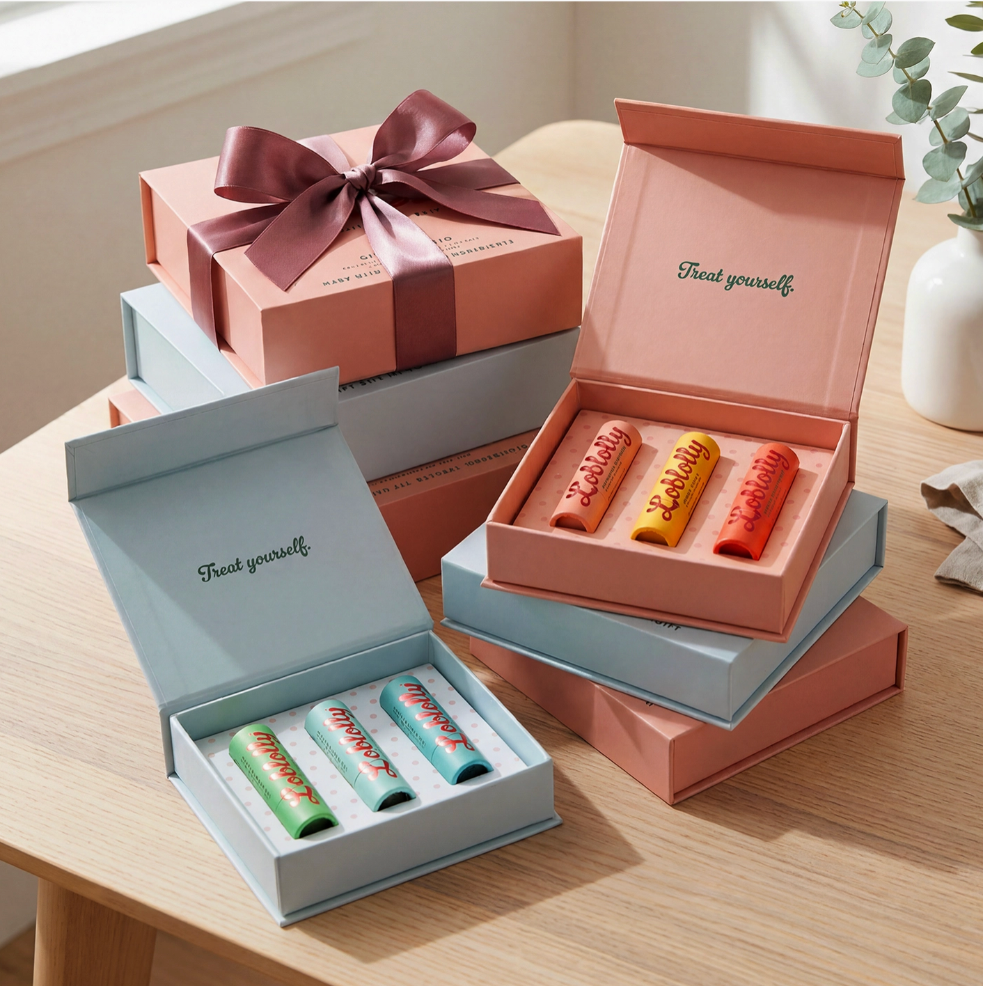 Lip Balm Gift Set Trio [Pink]