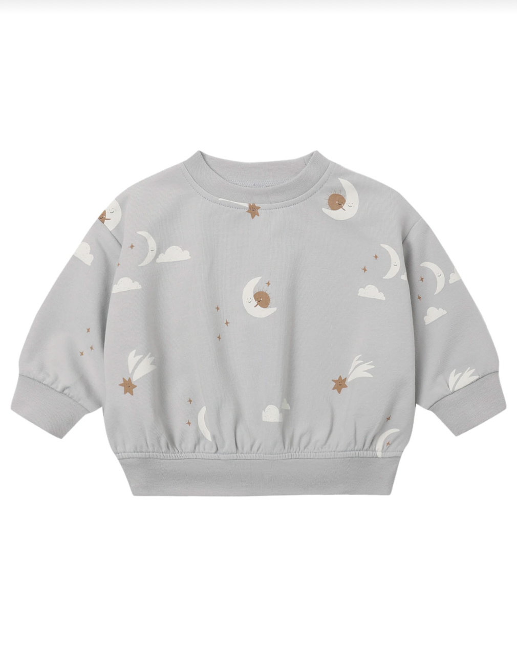 QUINCY MAE RELAXED SWEATSHIRT SKY FRIENDS