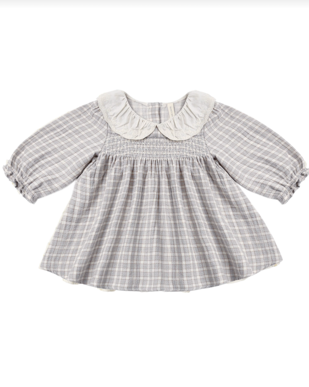 QUINCY MAE CALLIE DRESS BLUE GINGHAM