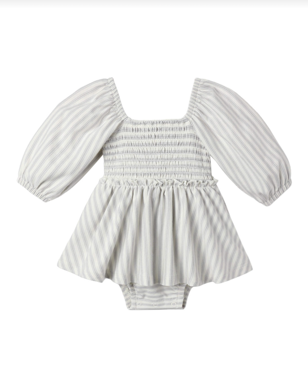 QUINCY MAE LAINEY ROMPER CLOUD STRIPE