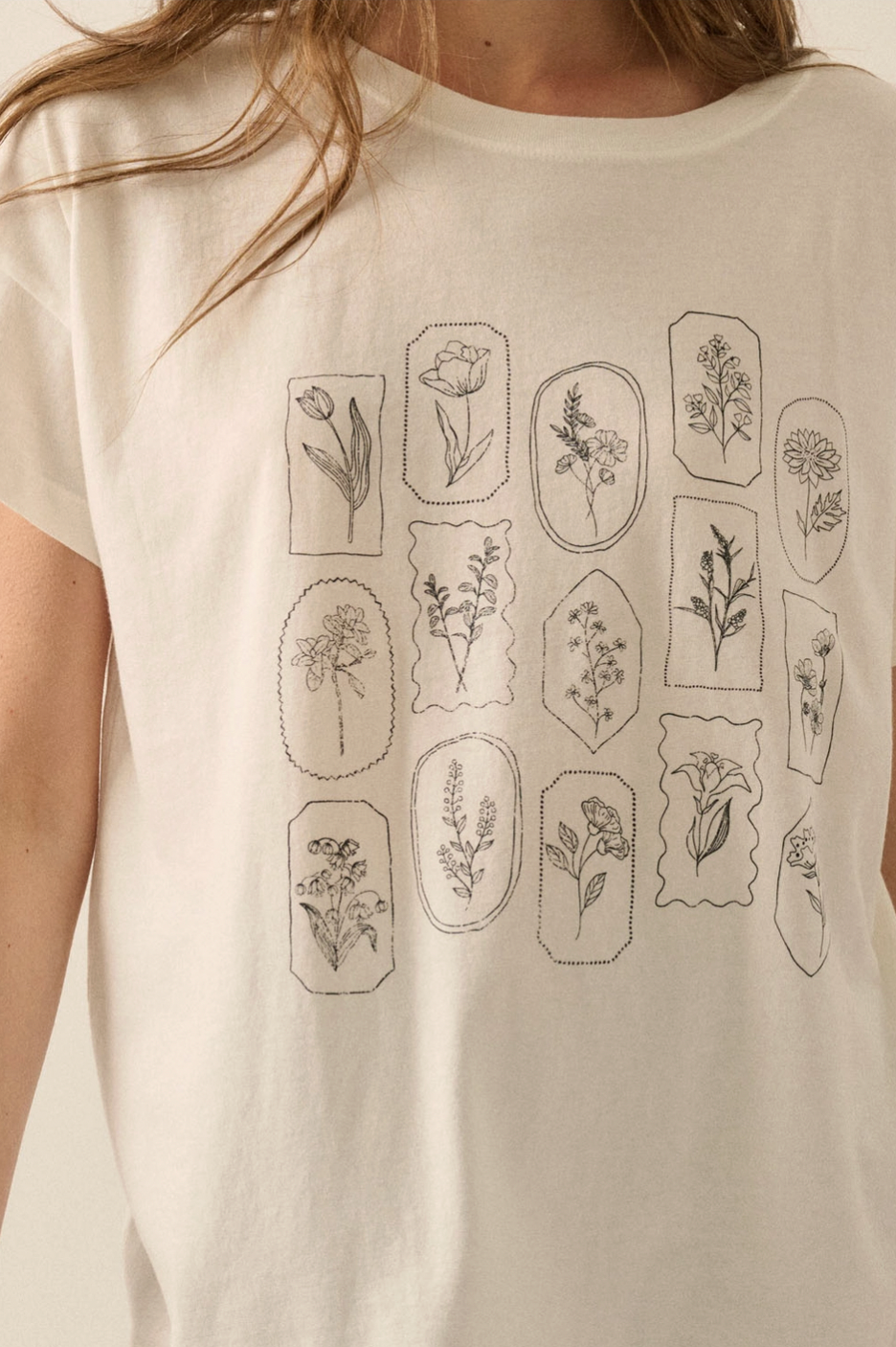 Floral Washed Graphic Tee