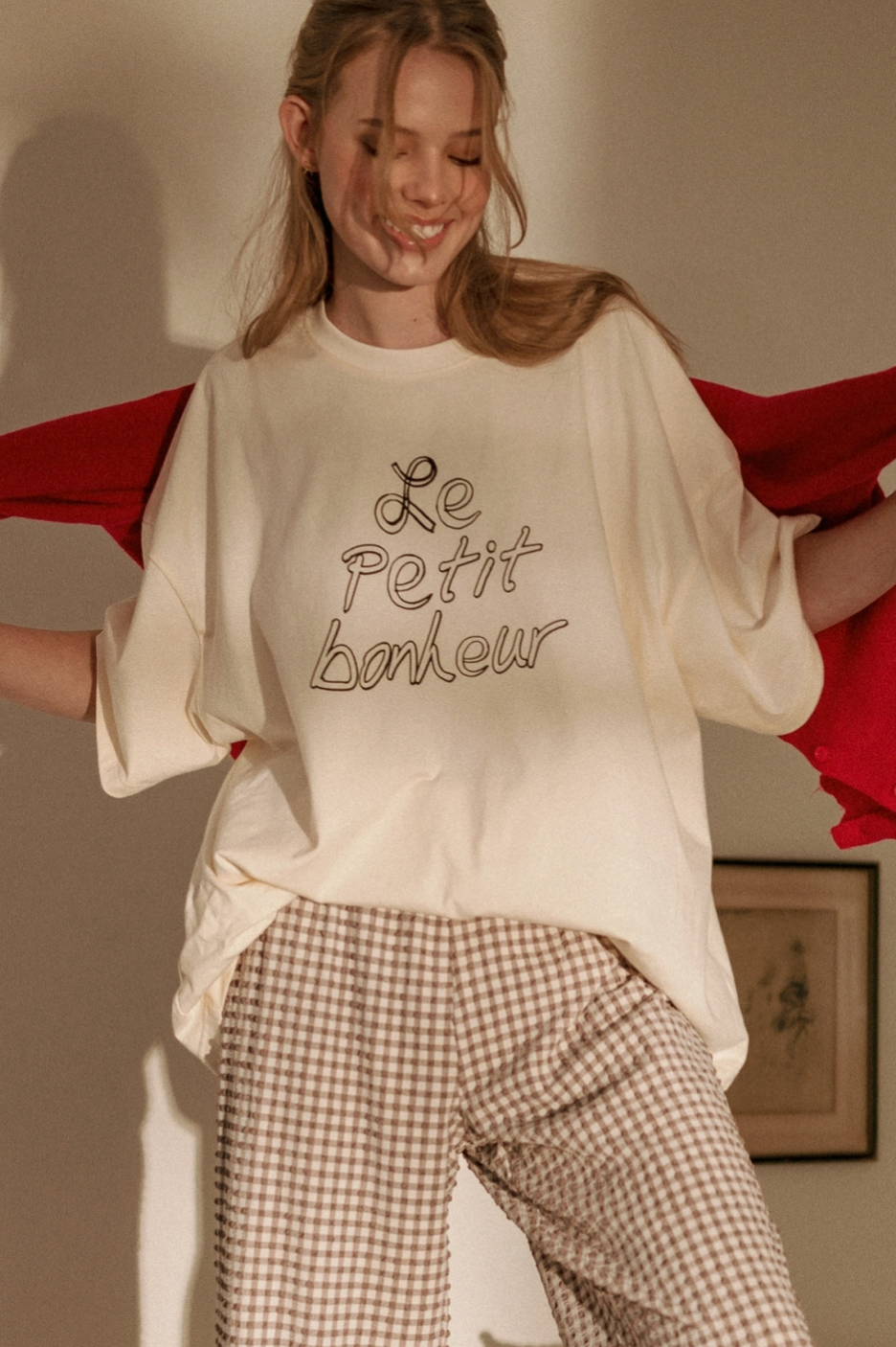 Le Petit Bonheur Print T Shirt