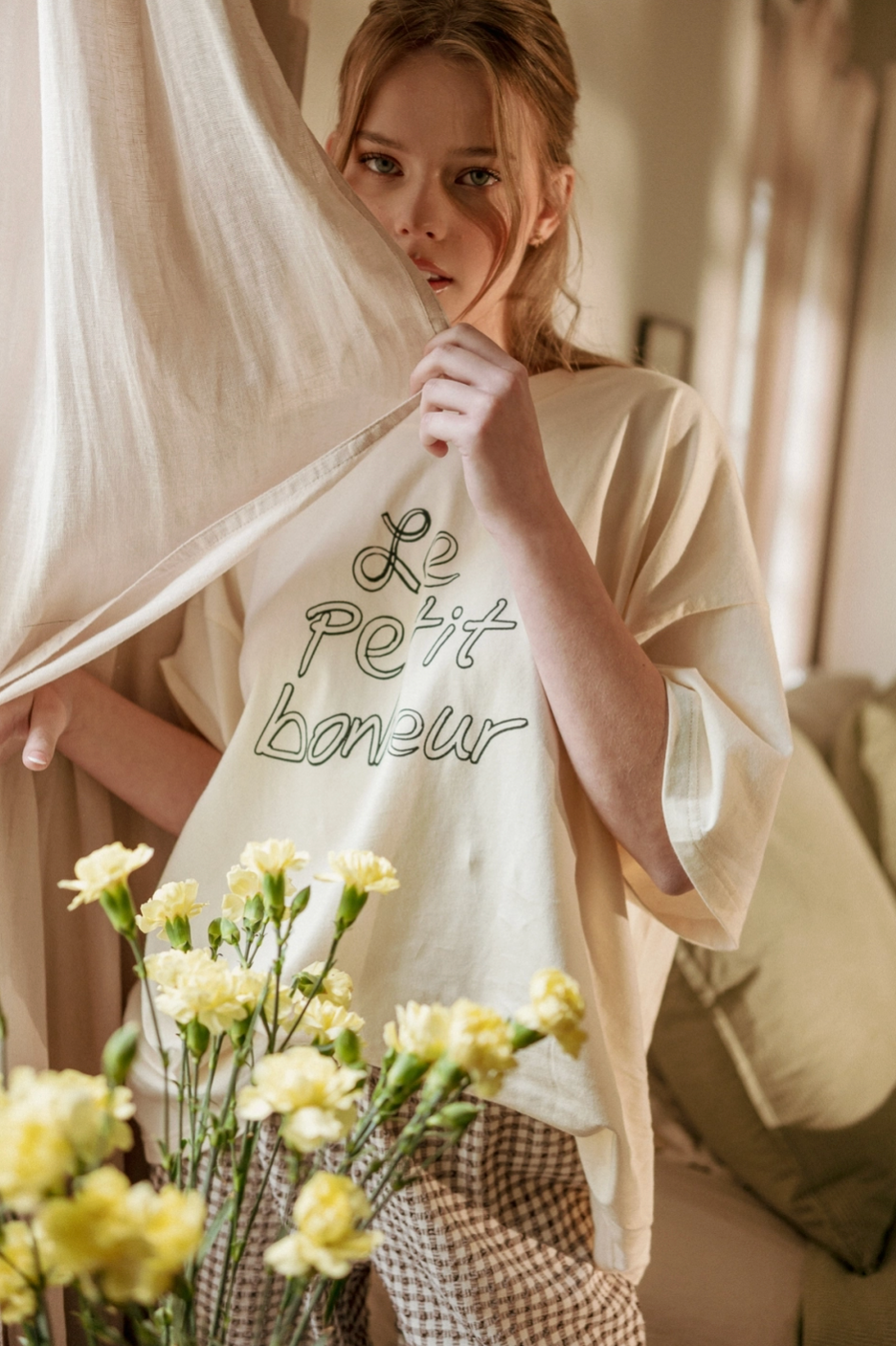 Le Petit Bonheur Print T Shirt