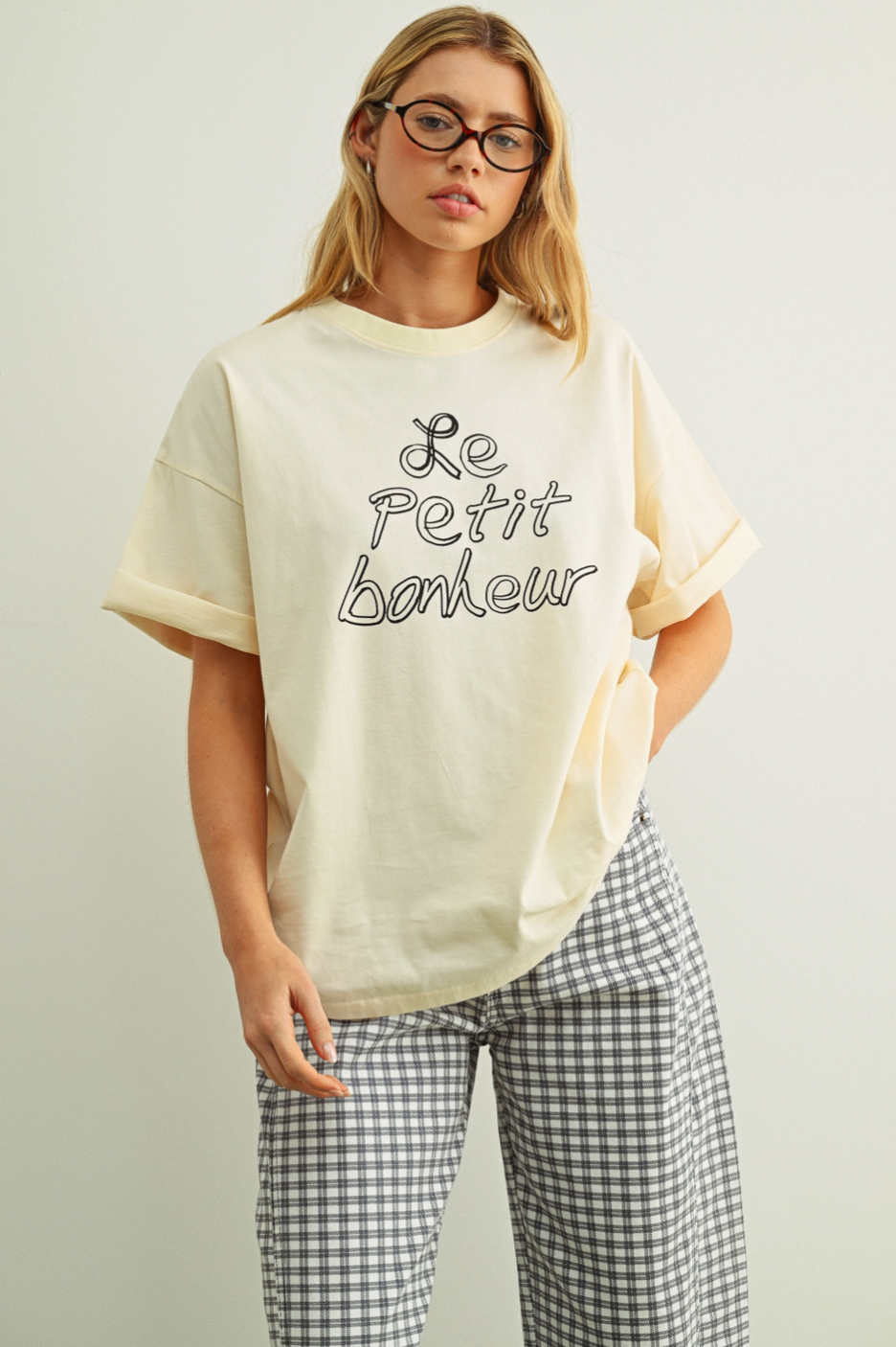 Le Petit Bonheur Print T Shirt