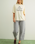 Le Petit Bonheur Print T Shirt