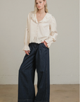 Petal Embroidered Blouse