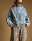 Shania Denim Bomber Jacket