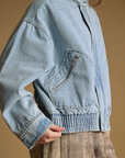 Shania Denim Bomber Jacket