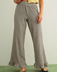 Ella Gingham Ruffle Pants