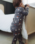 Overall + Home Bamboo Zip Romper