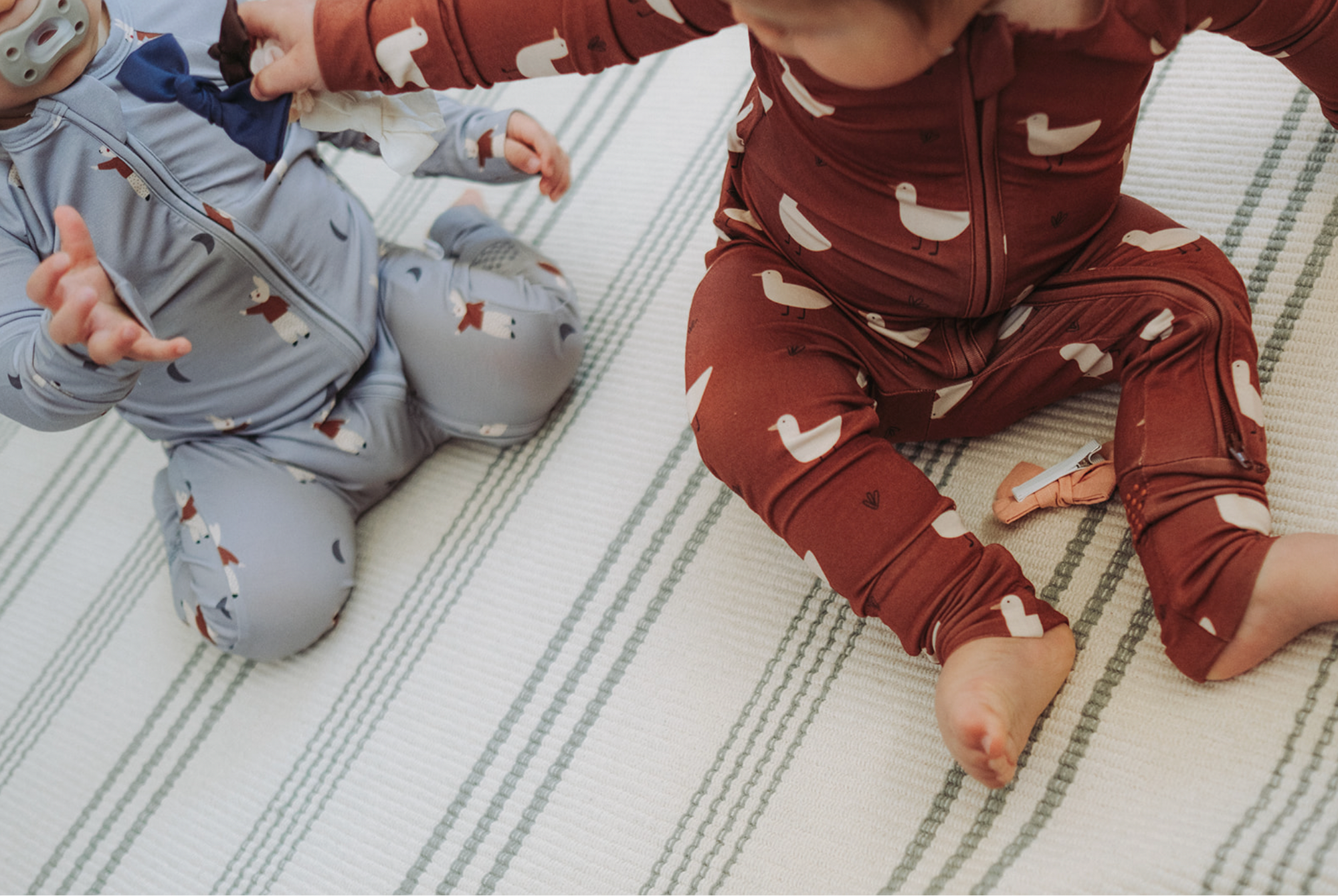 Shooting for the Moon Bamboo Zip Romper