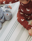 Shooting for the Moon Bamboo Zip Romper