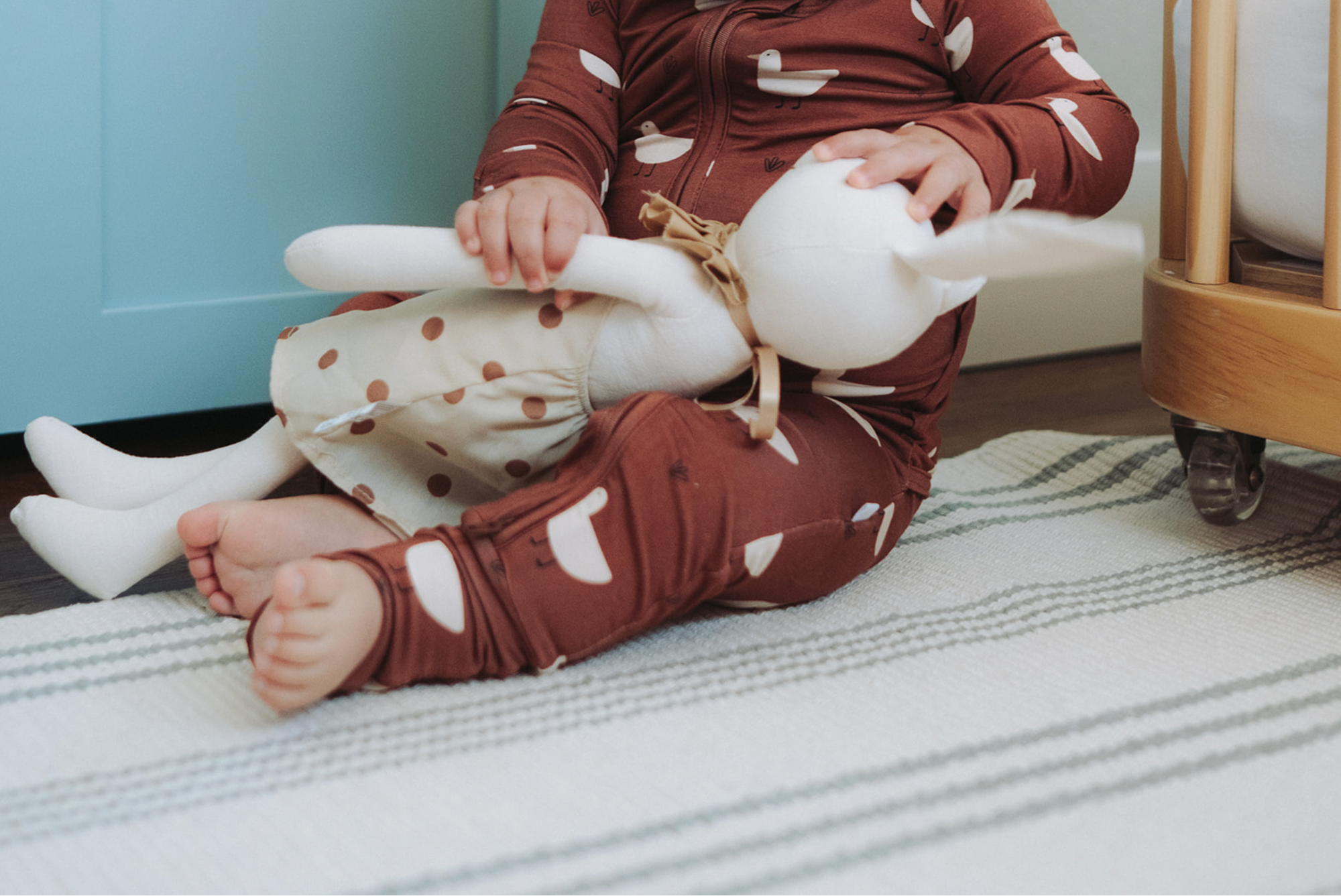 Terra Duck Bamboo Zip Romper