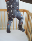 Overall + Home Bamboo Zip Romper