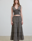 Hazel Smocked Top & Ruffle Tiered Skirt Set
