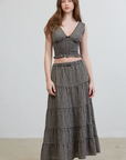 Hazel Smocked Top & Ruffle Tiered Skirt Set