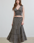 Hazel Smocked Top & Ruffle Tiered Skirt Set