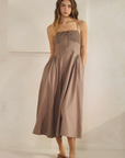 Whimsy Chocolate Smocked Dress