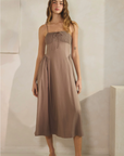 Whimsy Chocolate Smocked Dress