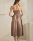 Whimsy Chocolate Smocked Dress