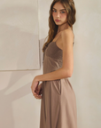 Whimsy Chocolate Smocked Dress
