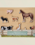 Farm Animals Wooden Puzzle: A Tabitha Paige Puzzle