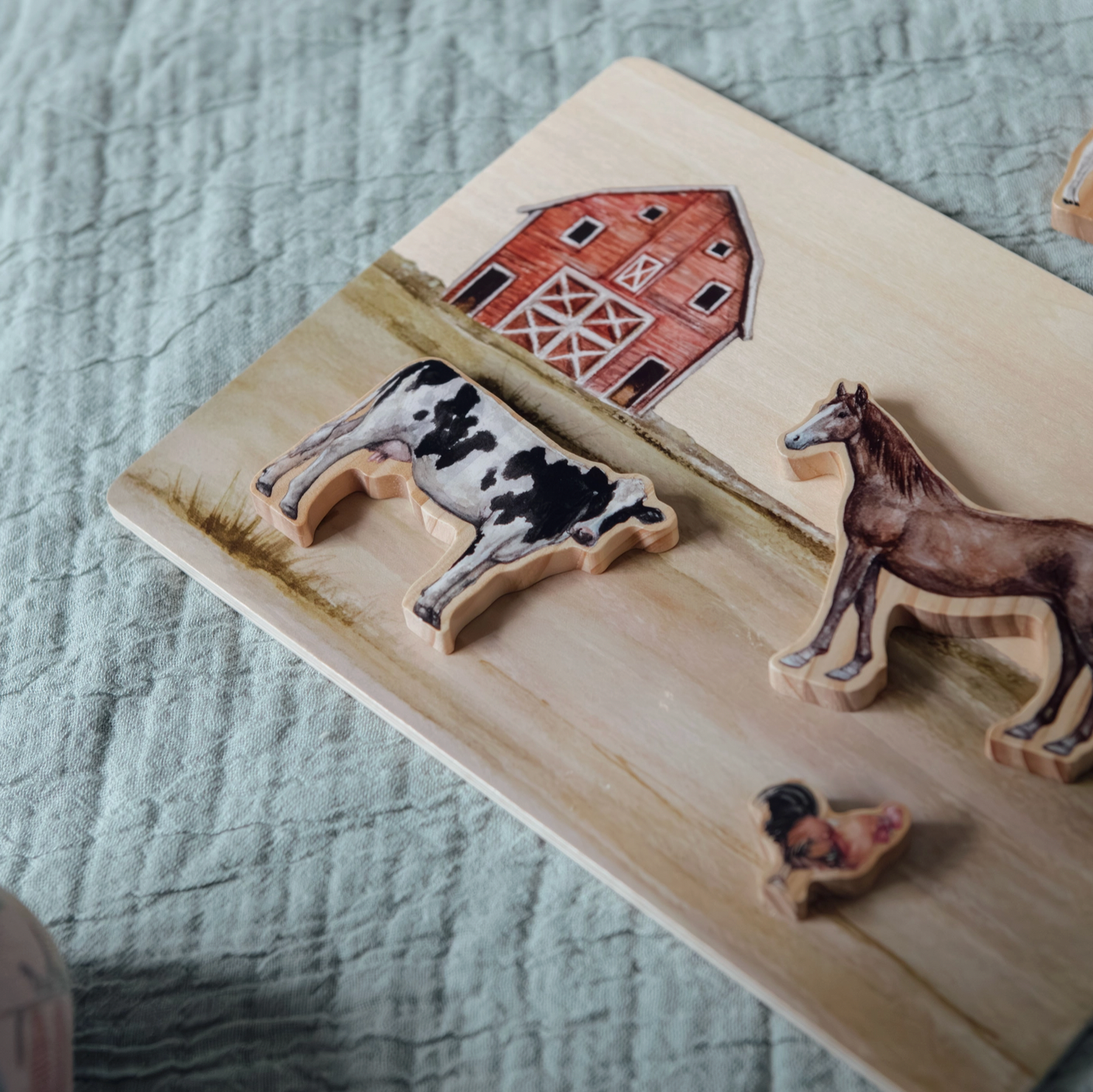 Farm Animals Wooden Puzzle: A Tabitha Paige Puzzle