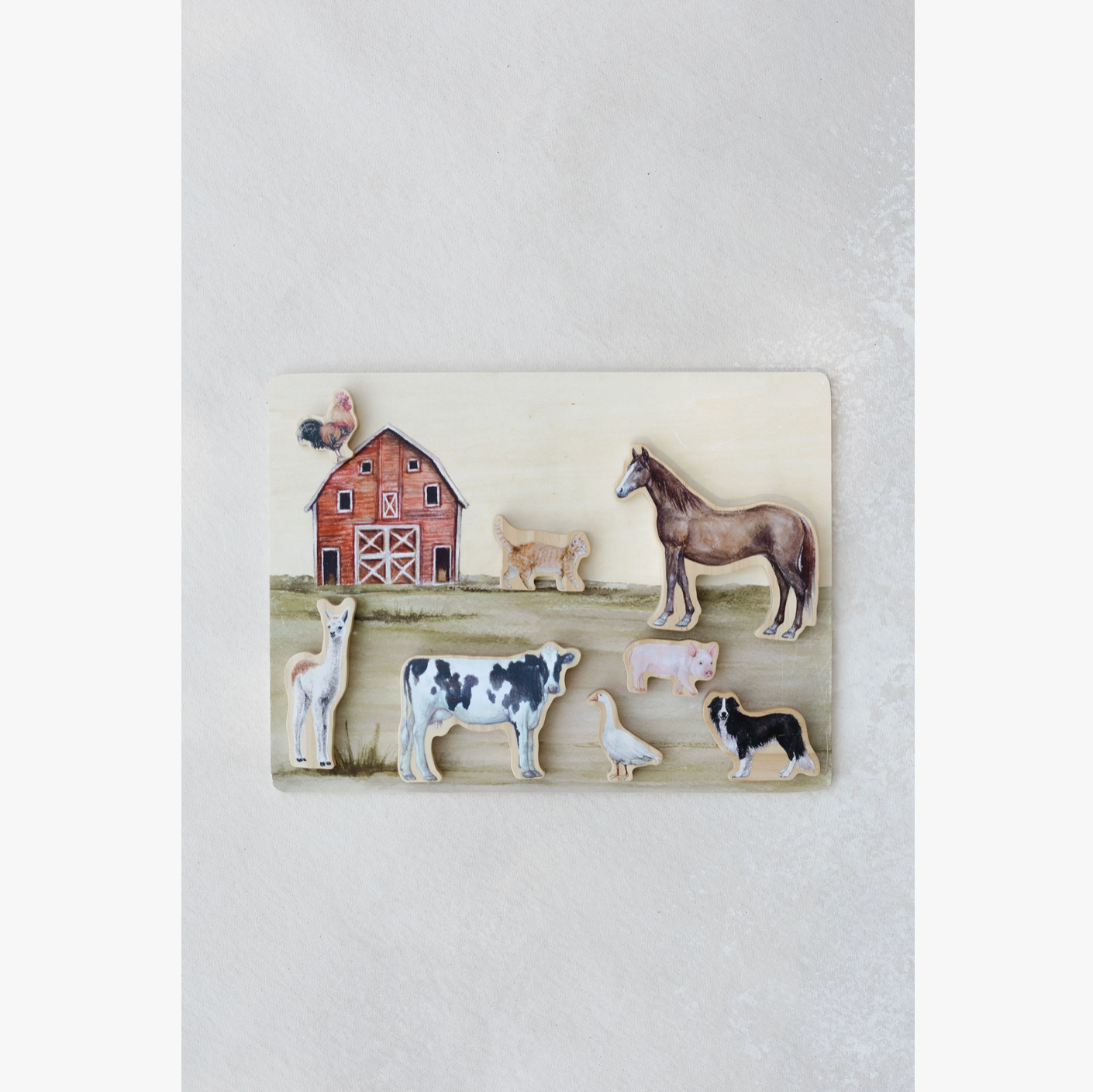 Farm Animals Wooden Puzzle: A Tabitha Paige Puzzle