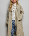 Harper Long Cotton Coat Jacket