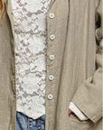 Harper Long Cotton Coat Jacket