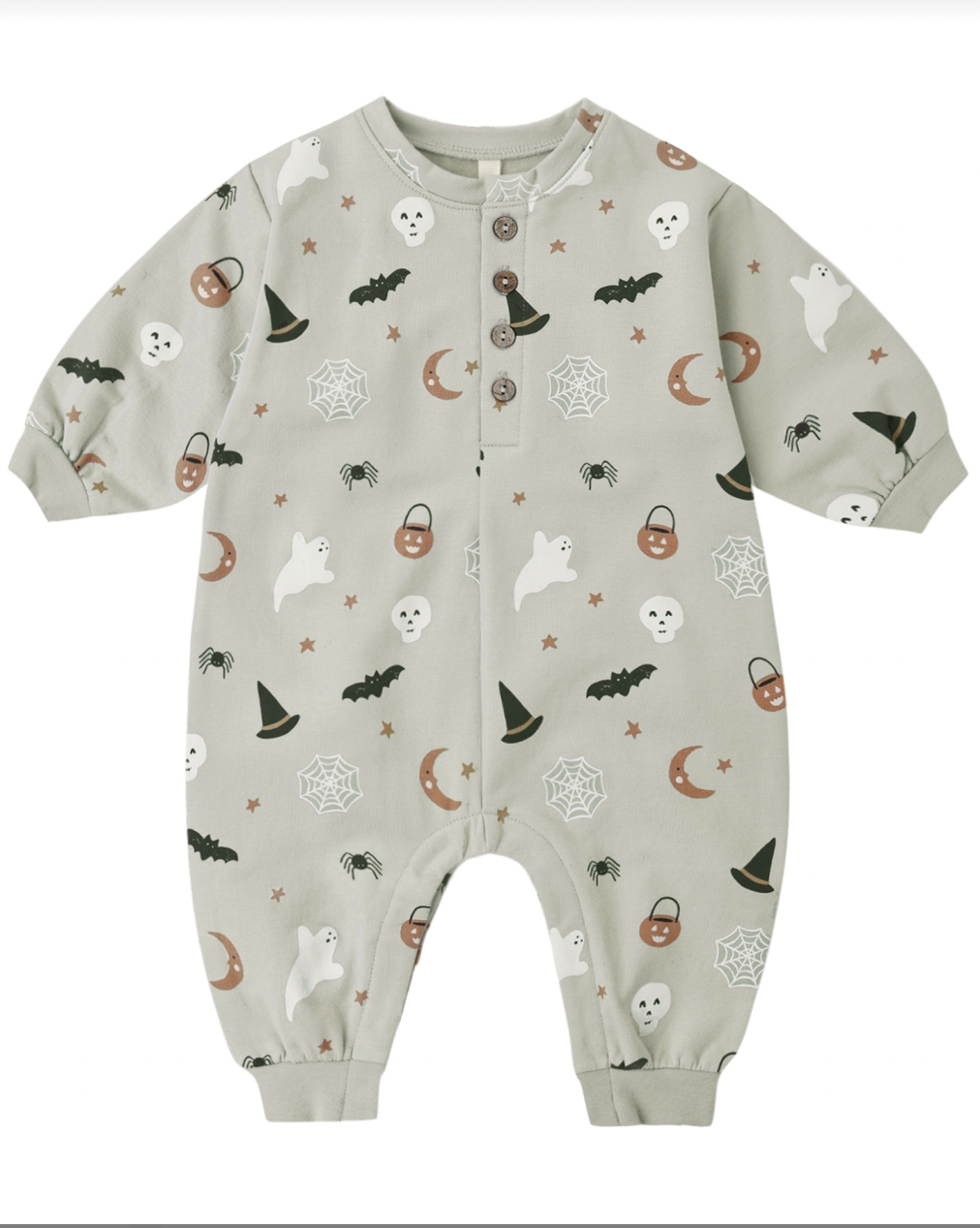 QUINCY MAE RELAXED FLEECE JUMPSUIT HALLOWEEN THINGS
