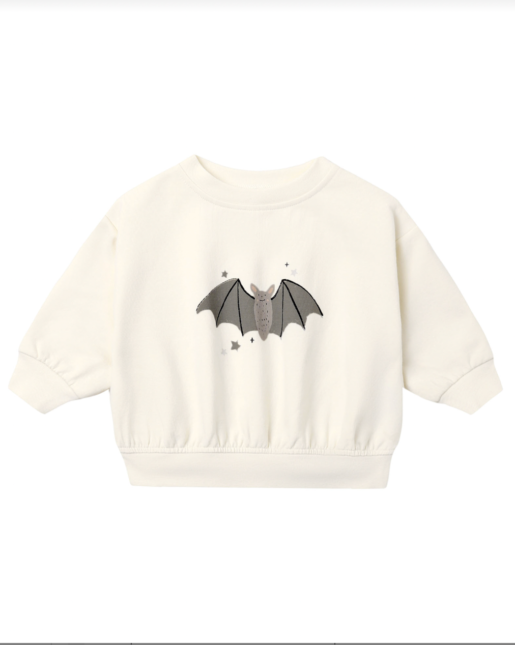 QUINCY MAE RELAXED FLEECE SWEATSHIRT BABY BATS
