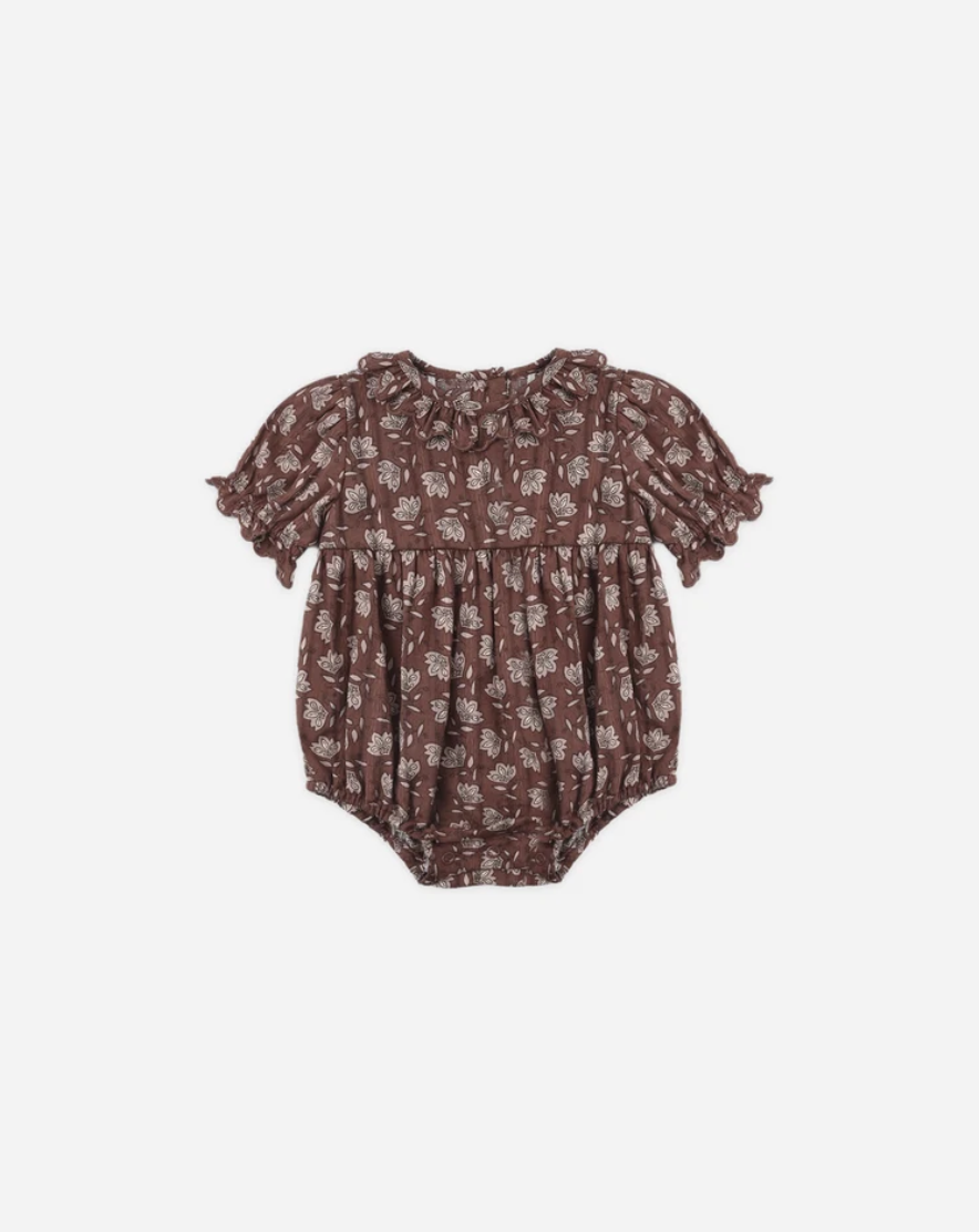 Rylee + Cru Liv Romper Mulberry Iris