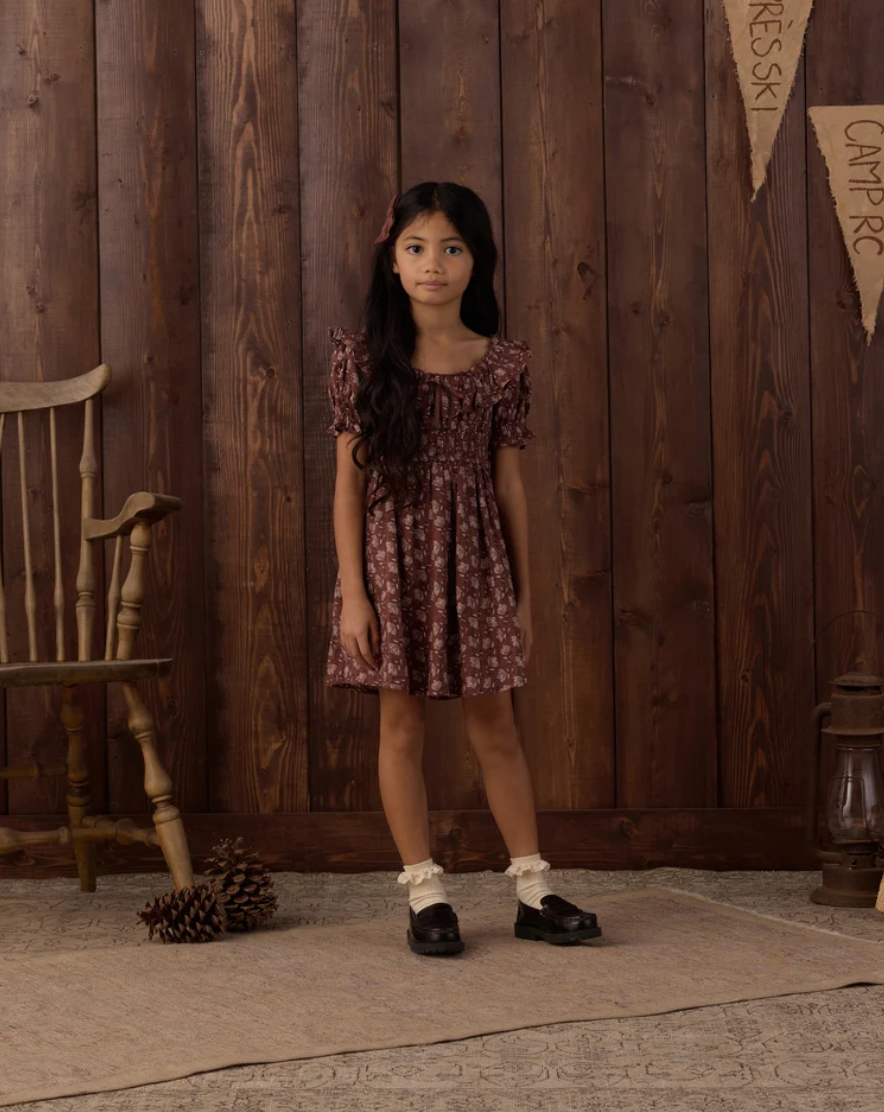 Rylee + Cru Dillon Dress Mulberry Iris