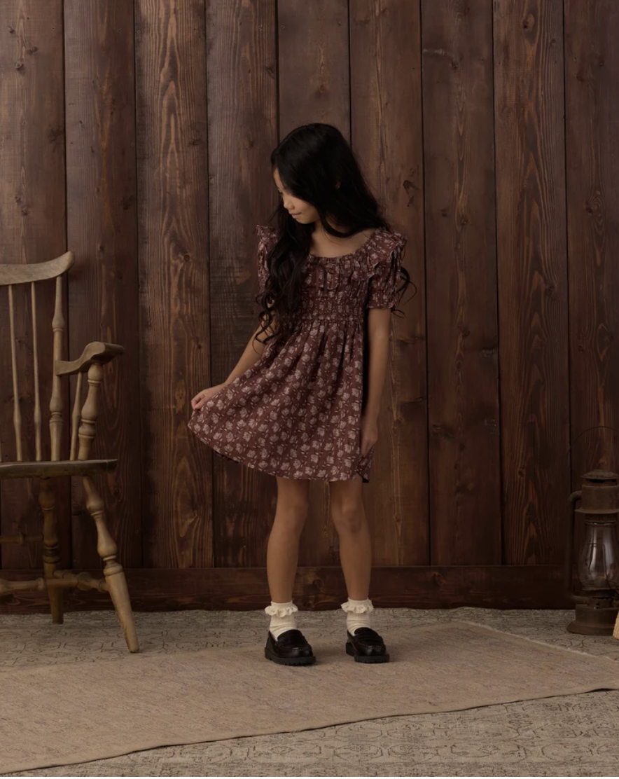 Rylee + Cru Dillon Dress Mulberry Iris