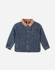 Rylee + Cru Nashville Quilted Jacket Indigo