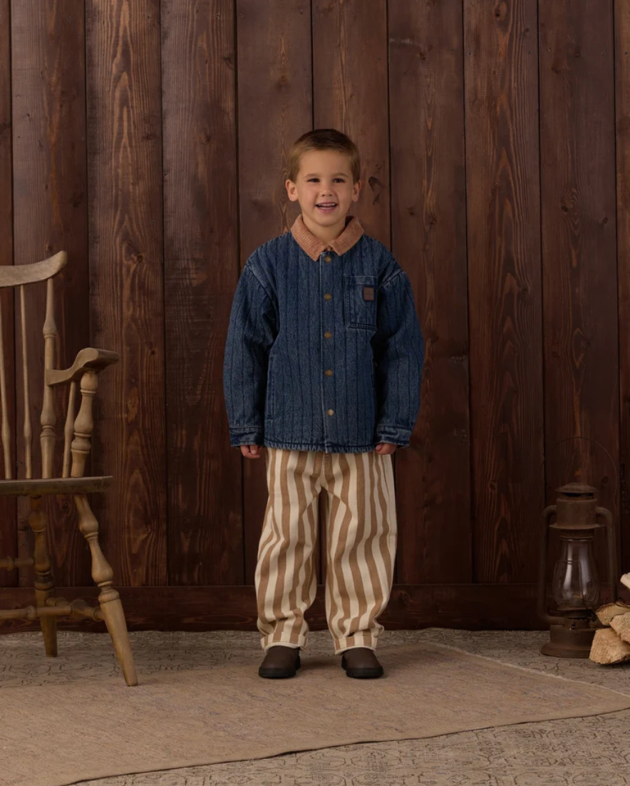 Rylee + Cru Nashville Quilted Jacket Indigo