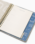 Concealed Spine Fabric Undated Planner, B5 - Bandana