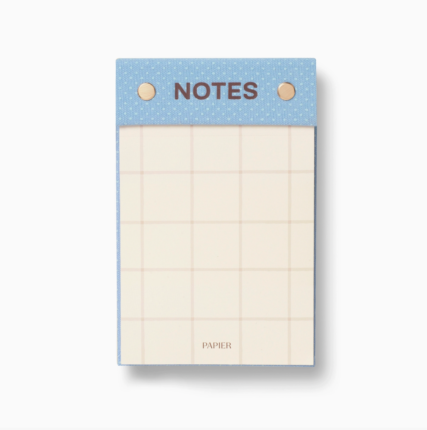 Fabric Hardcover Notepad - Dot &amp; Check