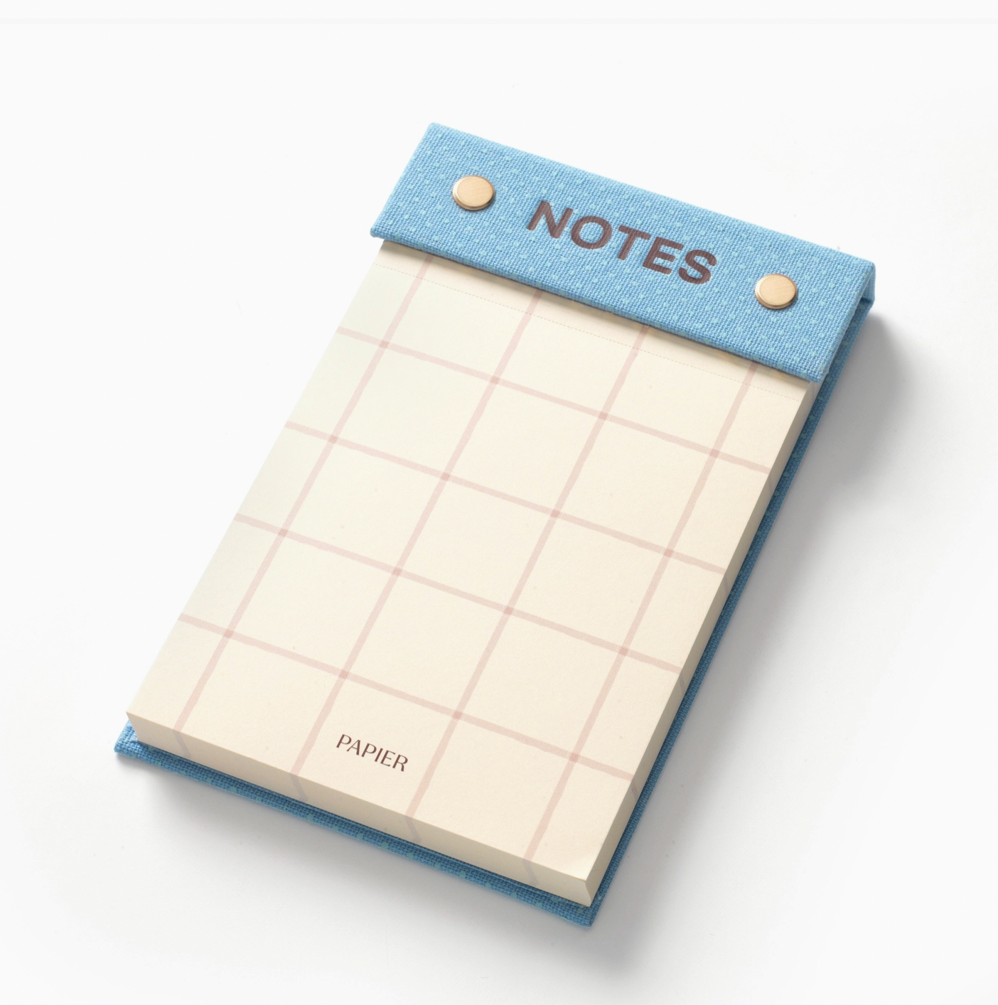 Fabric Hardcover Notepad - Dot &amp; Check
