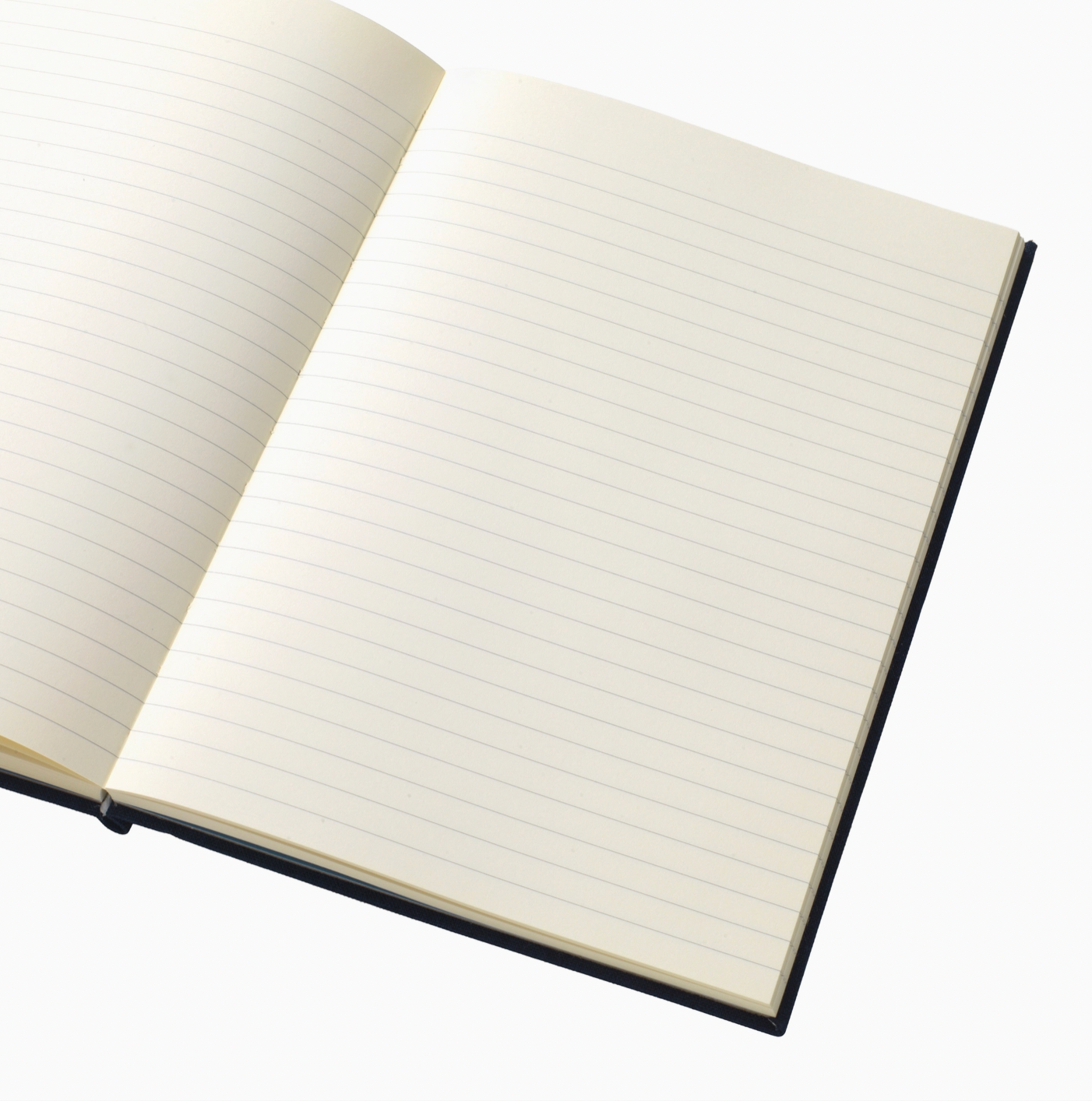 Fabric Lined Notebook, A5 Softcover - Twilight Blooms