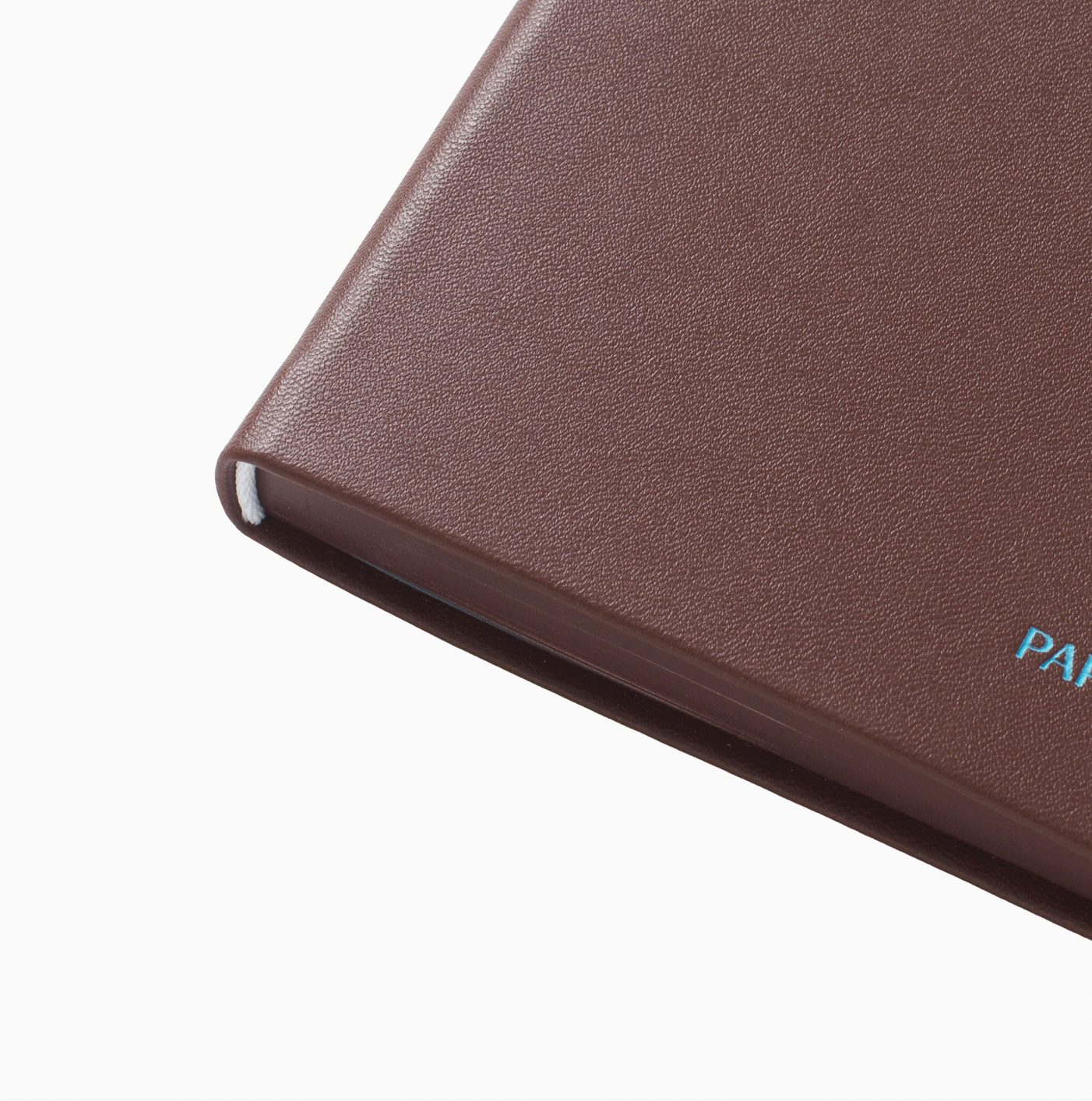 Lined Notebook, A5 Pu Softcover - Chestnut &amp; Ink