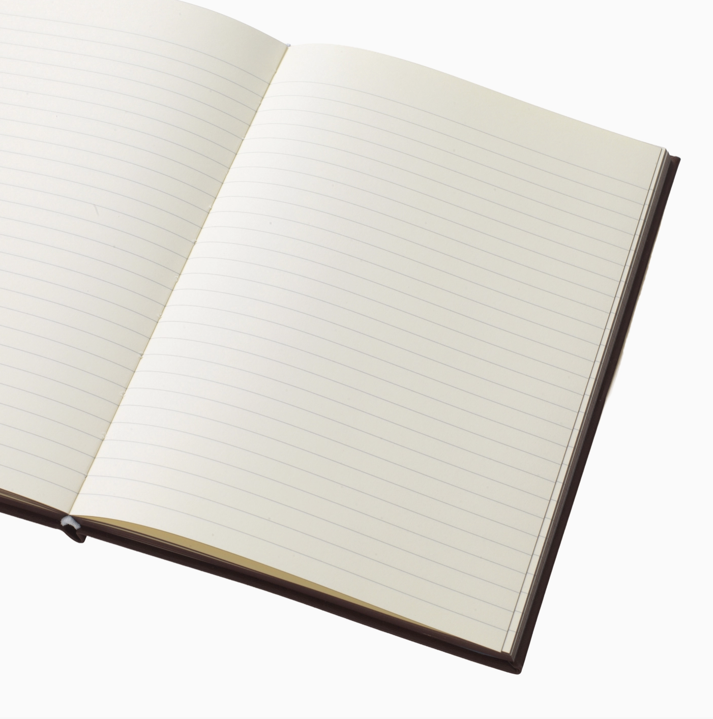 Lined Notebook, A5 Pu Softcover - Chestnut &amp; Ink