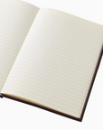 Lined Notebook, A5 Pu Softcover - Chestnut & Ink